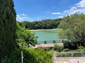 Porte de Provence - vue sur la rivière côté plage - Saint Martin d'Ardeche